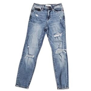 Judy Blue Women's Slim Fit Denim Distressed Jeans 1/25